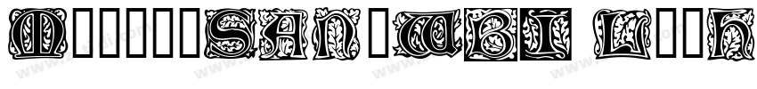 MorrisSansW05 Light字体转换